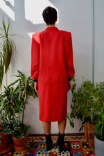 Cherry Red Designer Suit