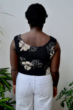 Floral Crinkle Tank