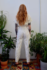 Ivory Cotton Jumpsuit