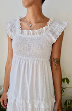 Seventies "Roberta of California" Eyelet Dress