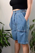 Pleated Pocket Shorts