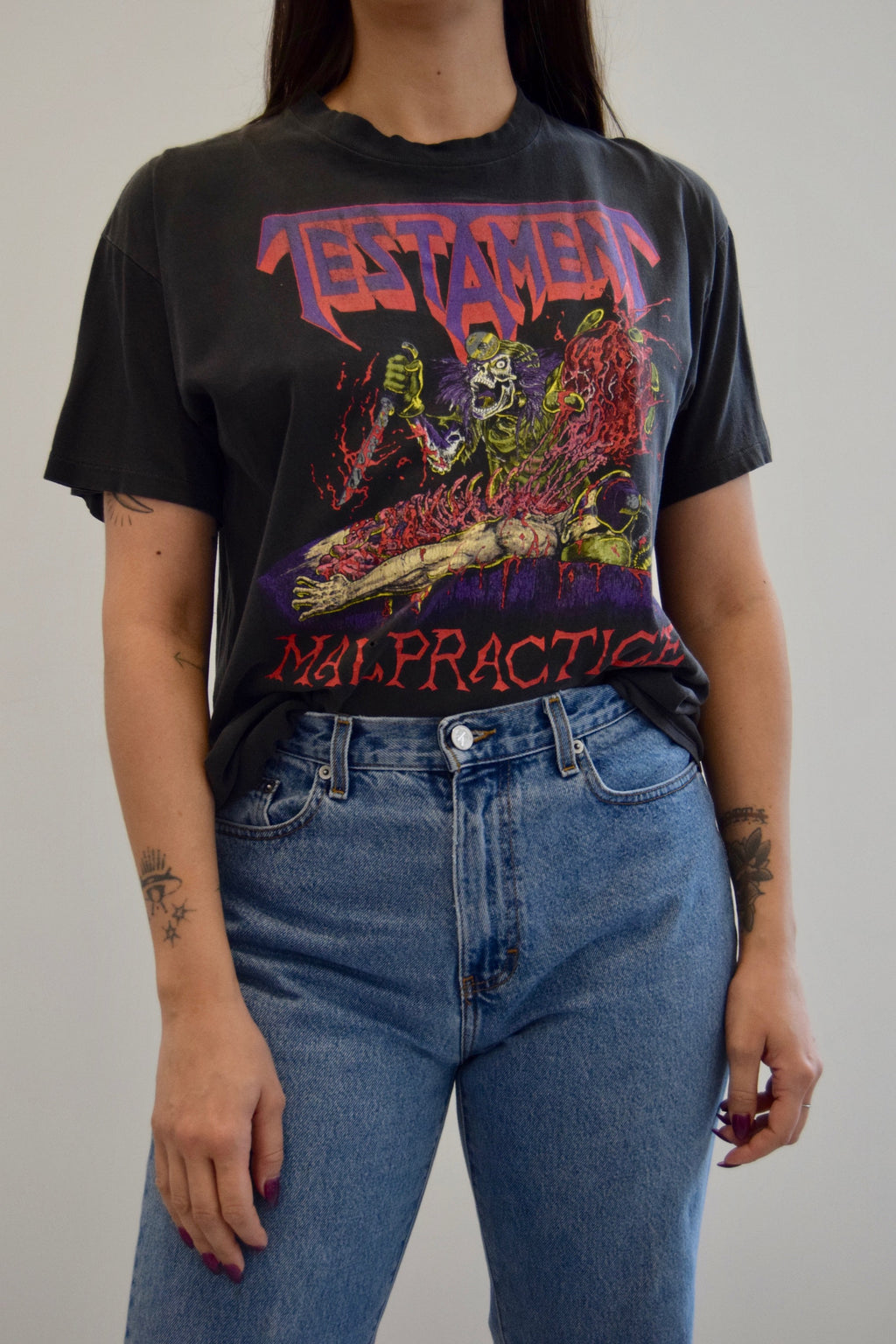 1990 Testament "Malpractice" Tour Tee