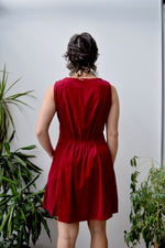 Raspberry Jam Velvet Dress