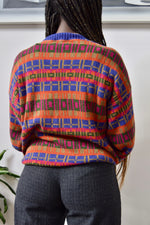 80's Christian Dior Monsieur Abstract Sweater