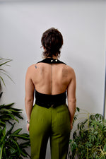 Eighties Leather Halter