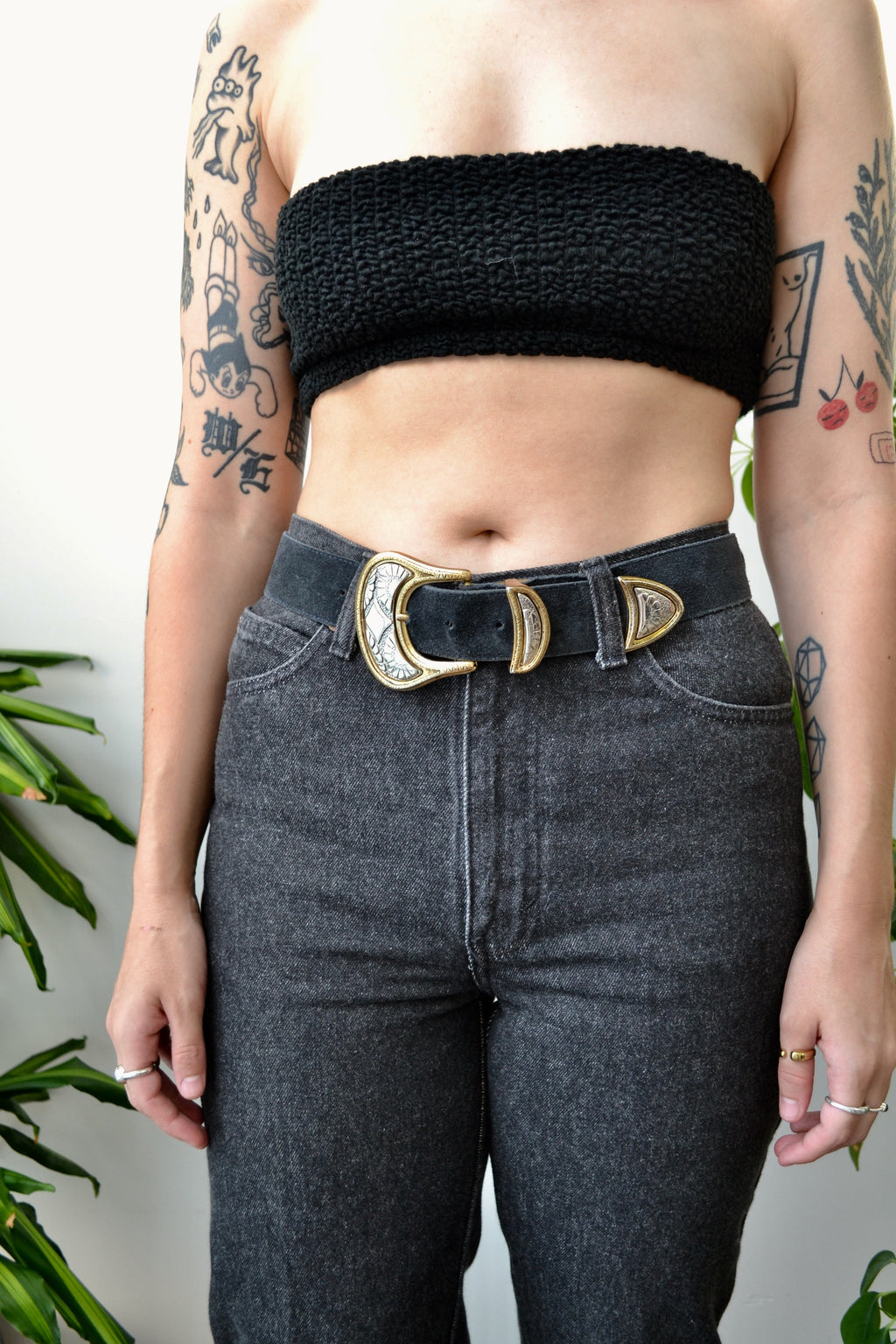 Suede Western Belt