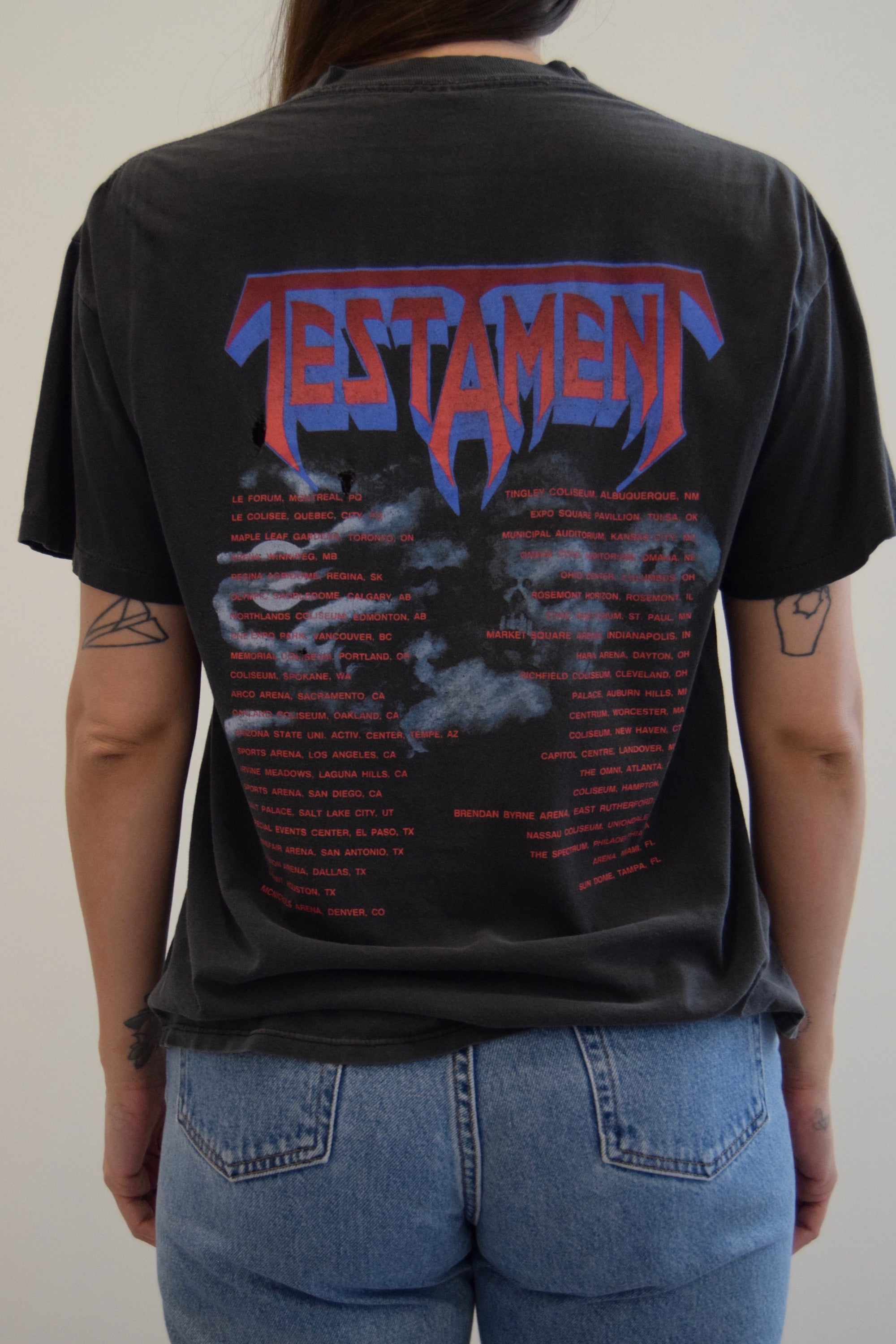 1990 Testament "Malpractice" Tour Tee