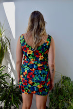 Floral Wrap Rayon Dress