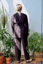 Carob Laced Back Suit