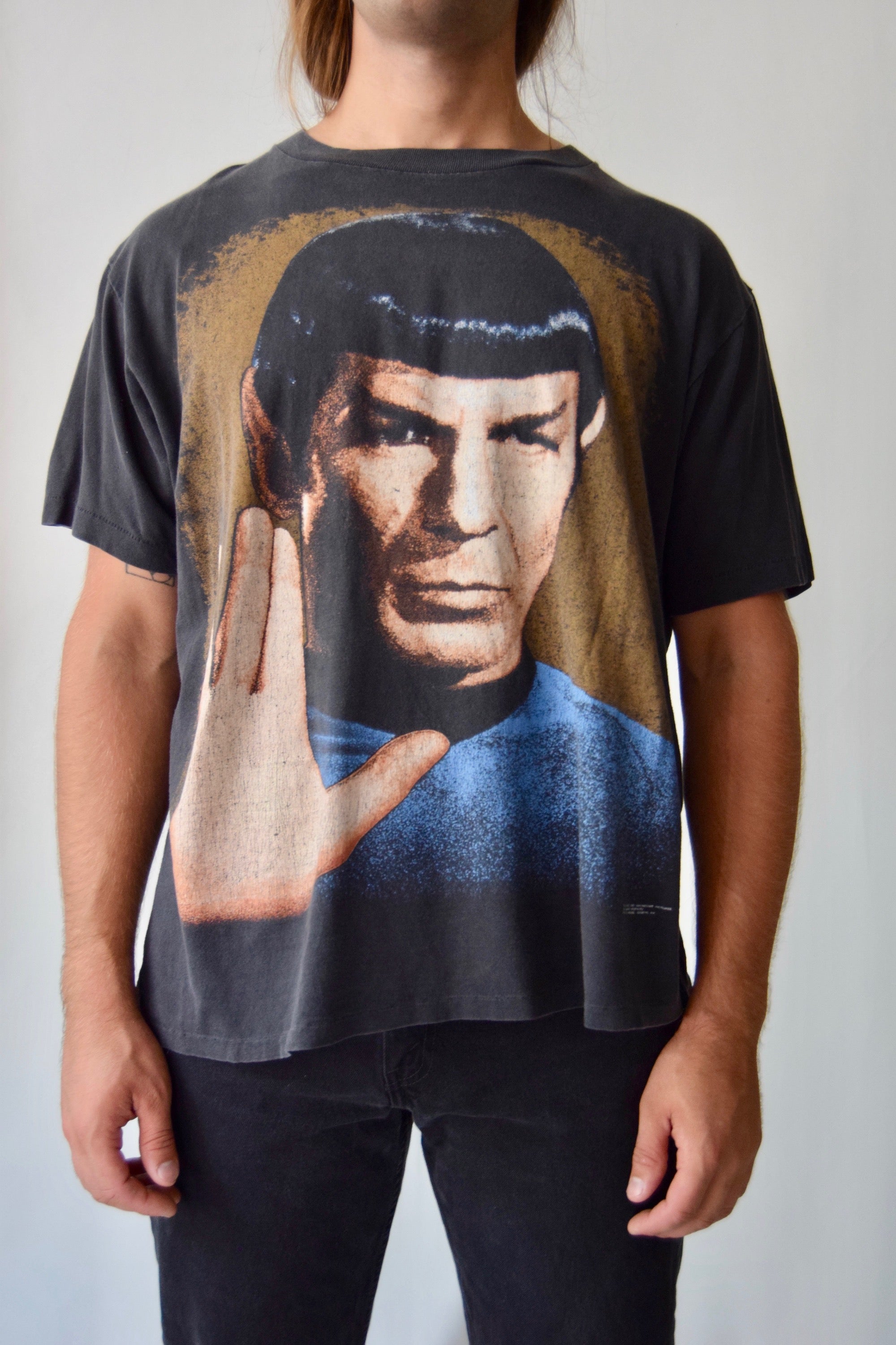 Vintage Spock Vulcan Salute 1991 T Shirt