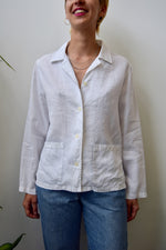 Linen Pocket Blouse