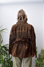 Bagatelle Fringe Suede Jacket