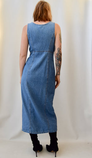 Denim Overall Skirt Dress – Inherit Co.