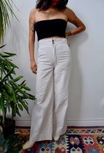 Cream Seventies Wide Leg Jeans