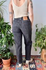 Faded Black Levi's Jeans