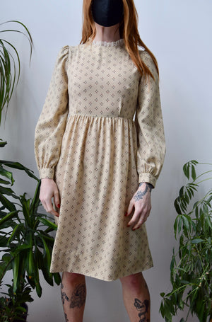 Seventies Prairie Pinafore Chore Dress