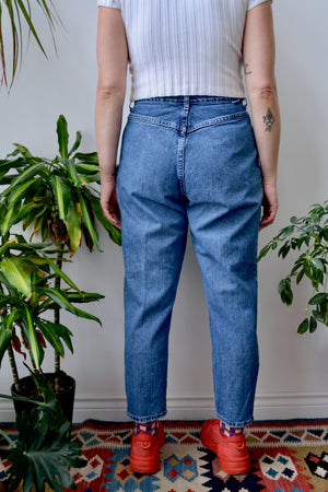 Eighties Pleated Loose Jeans