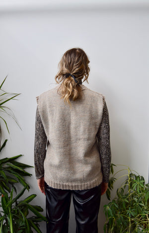 Taupe Sweater Vest