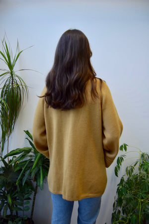 Seventies Bell Sleeve Sweater Coat