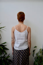 White Linen Tank