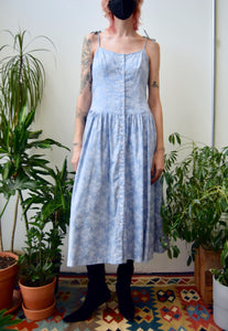 Sky Blue Cotton Dress