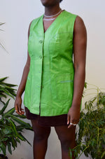 Vintage Lime Tunic Vest