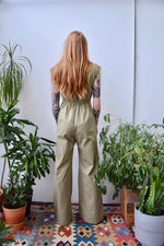 Seventies Khaki Rainbow Jumpsuit