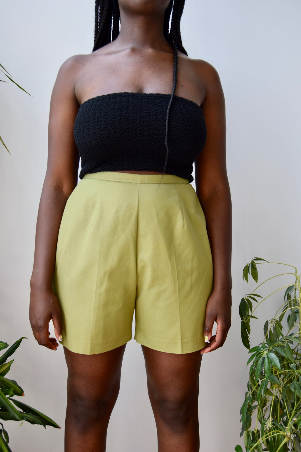 Sixties Mossy Shorts