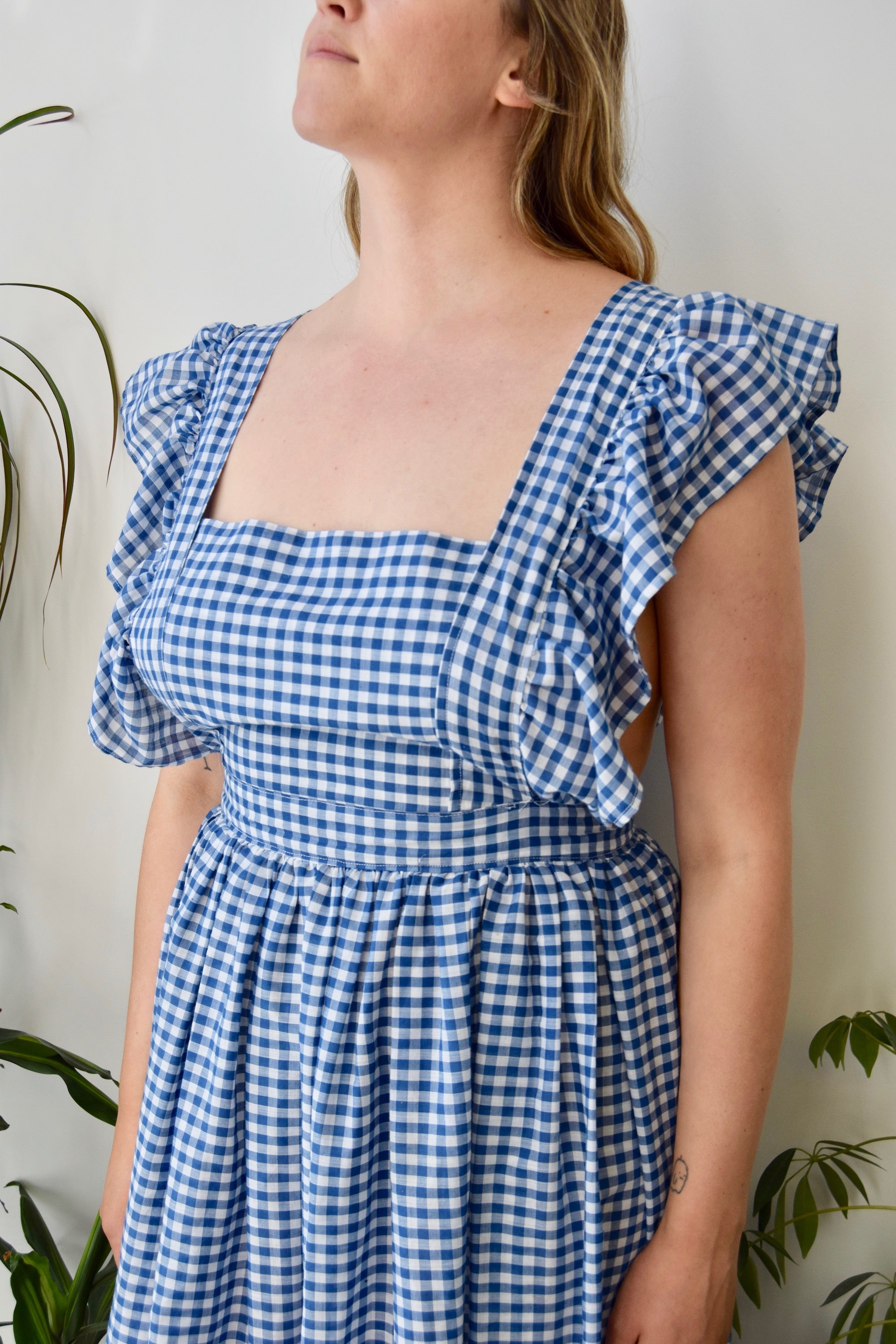 Friends Of Dorothy Gingham Pinafore Dress
