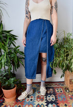 Peek-A-Boo Denim Skirt