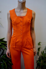 Seventies Orange Jumpsuit