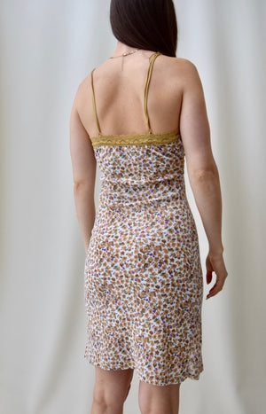 Nude "Ezzentric" Floral Dress