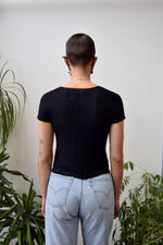 Midnight Crochet Top