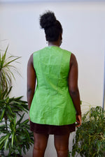 Vintage Lime Tunic Vest