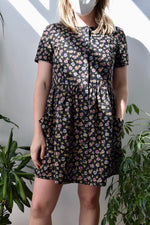 Floral Linen Button Down Dress