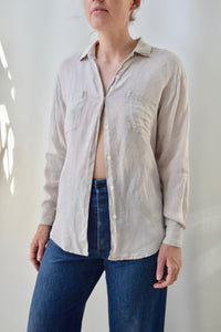 Soft Washed Linen Top