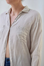 Soft Washed Linen Top