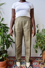 Silk Latte Trousers