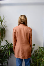 Copper Linen Blazer