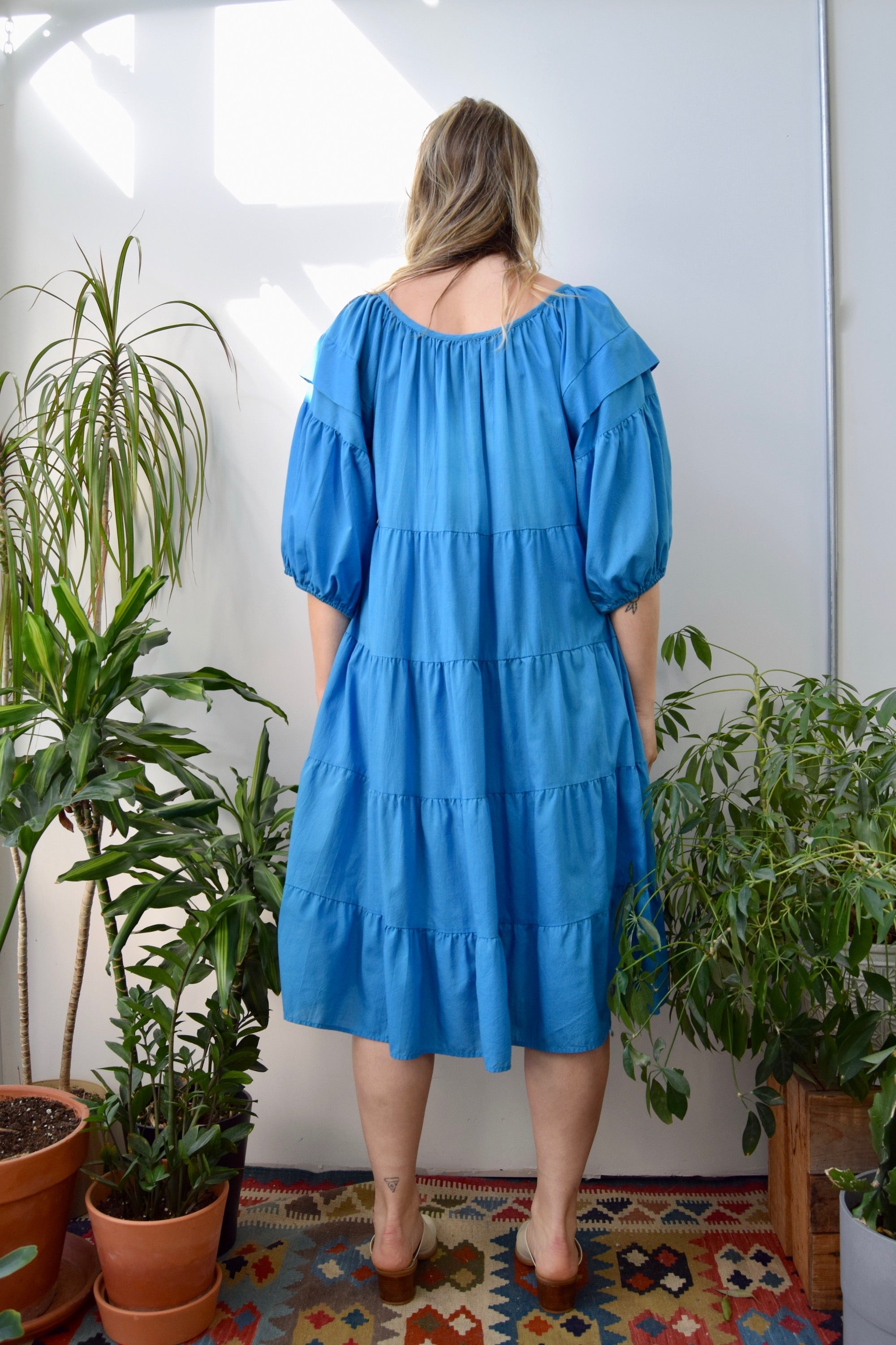 Sky Blue Tent Dress