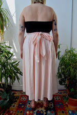 Blush Linen Skirt