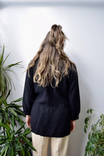Black Linen Tunic