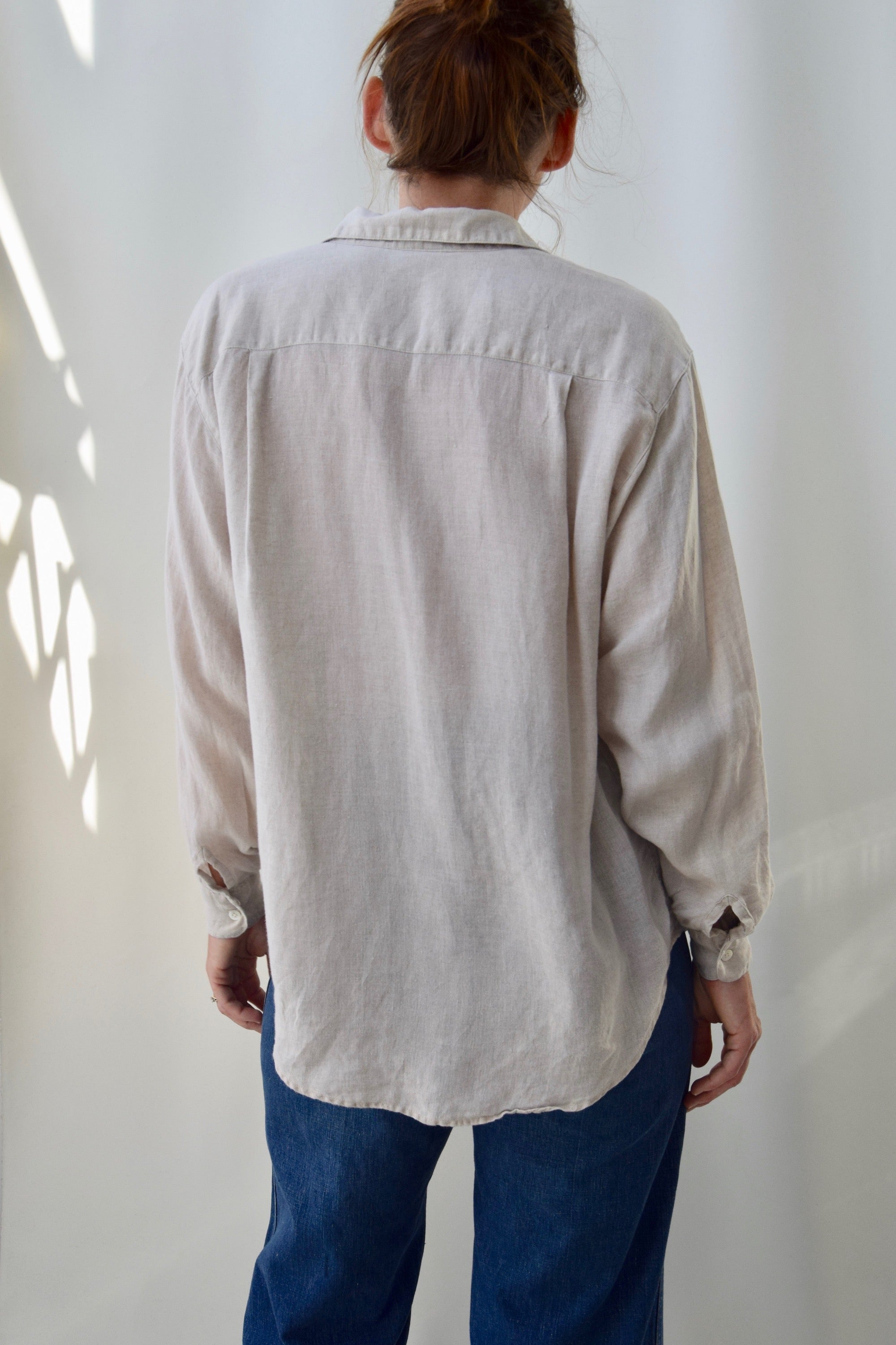 Soft Washed Linen Top