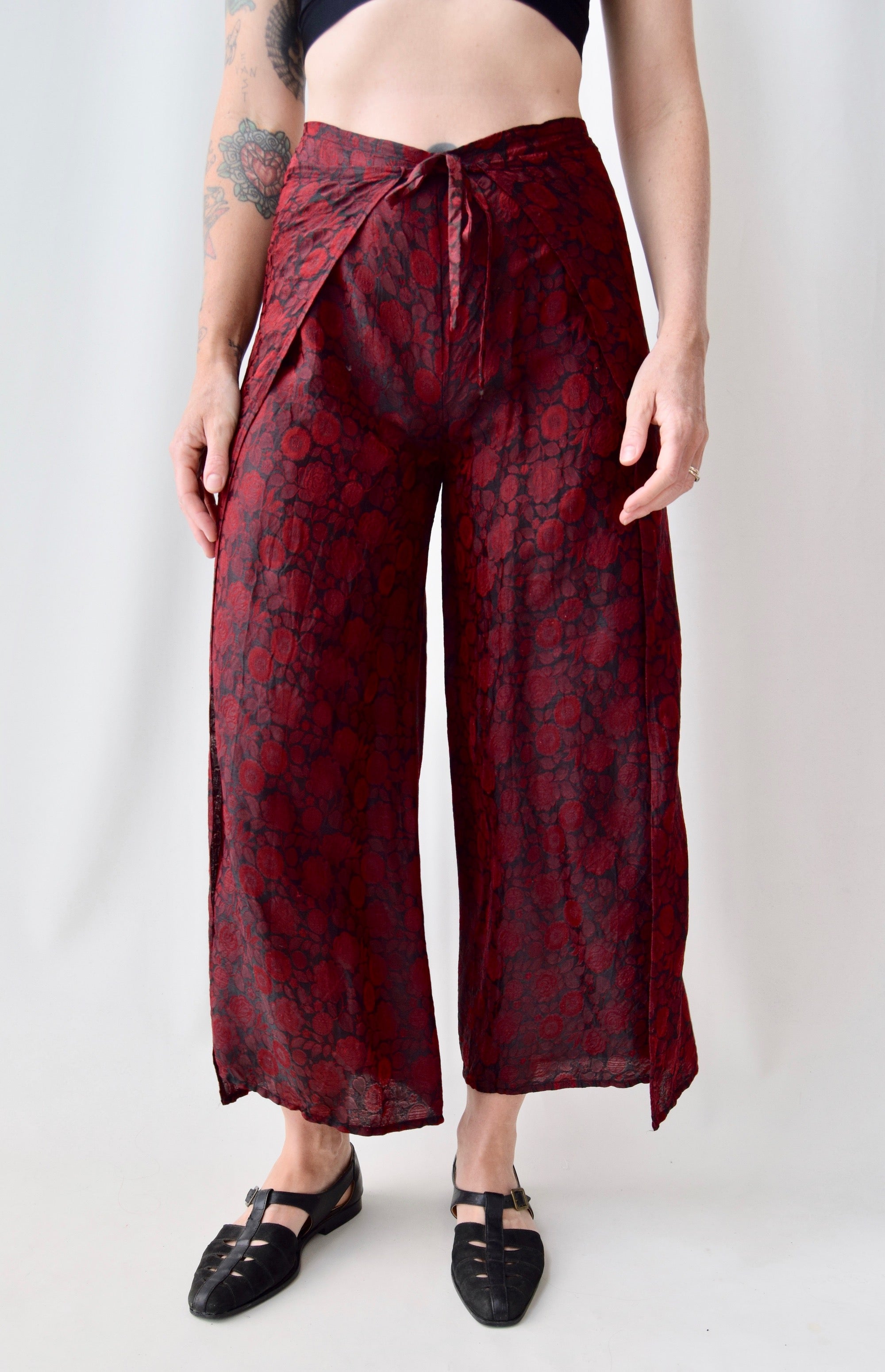Brocade Silk Beach Wrap Pants – Community Thrift and Vintage