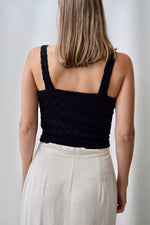 Crocheted Bustier Tank Top