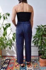 Silk Stripe Trousers