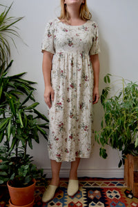 Nineties Cottage Floral Dress