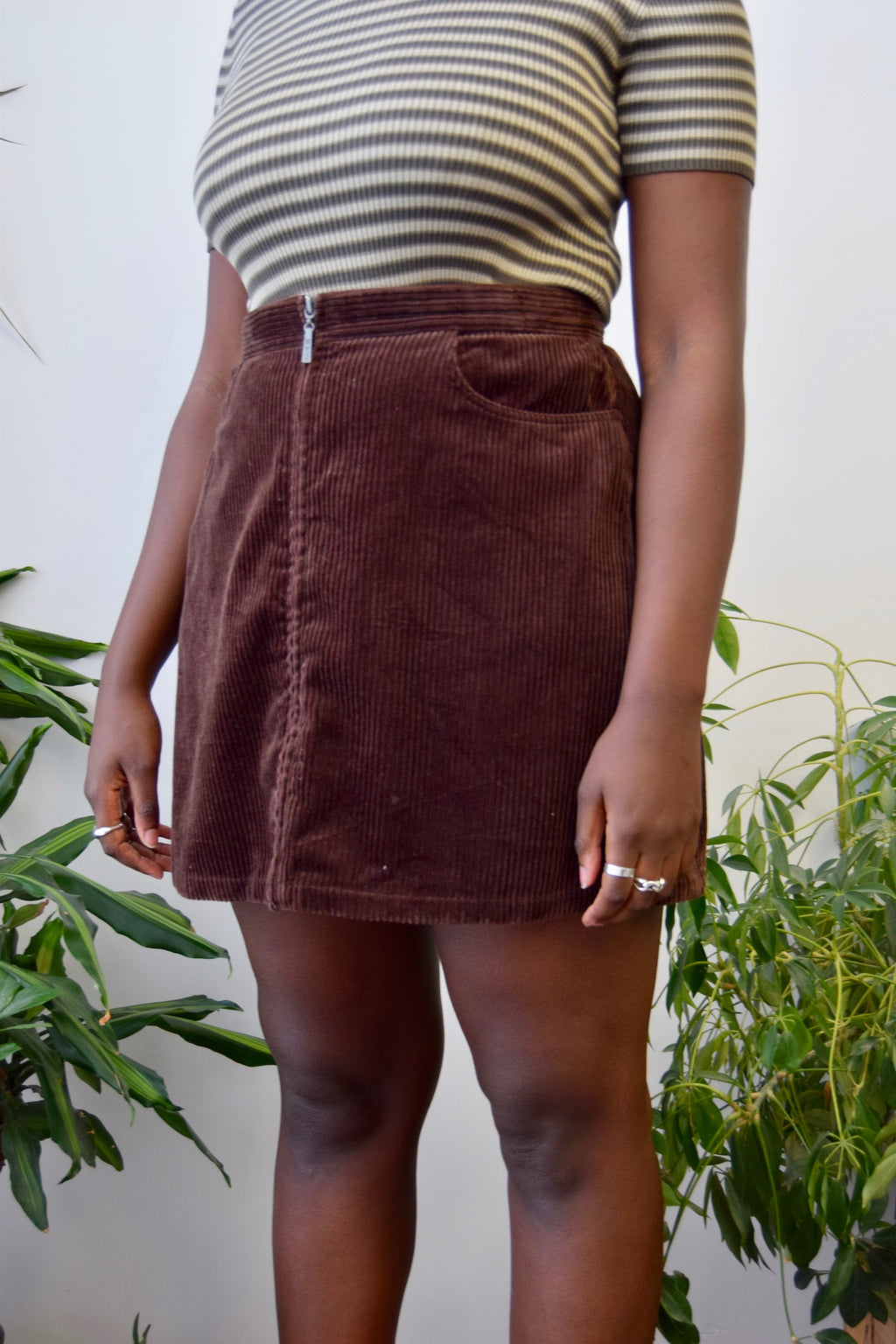 Nineties Cord Mini Skirt
