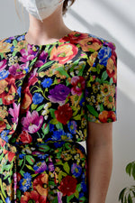 Silk Floral Dress