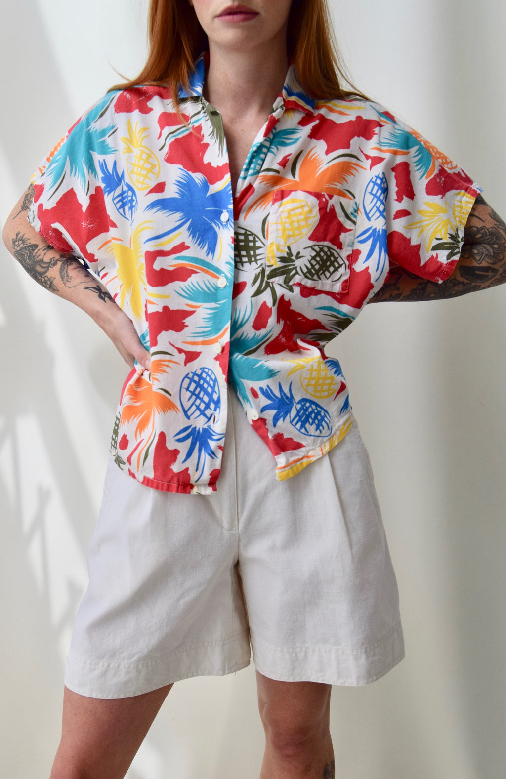 "Lady Holiday" Tropical Top